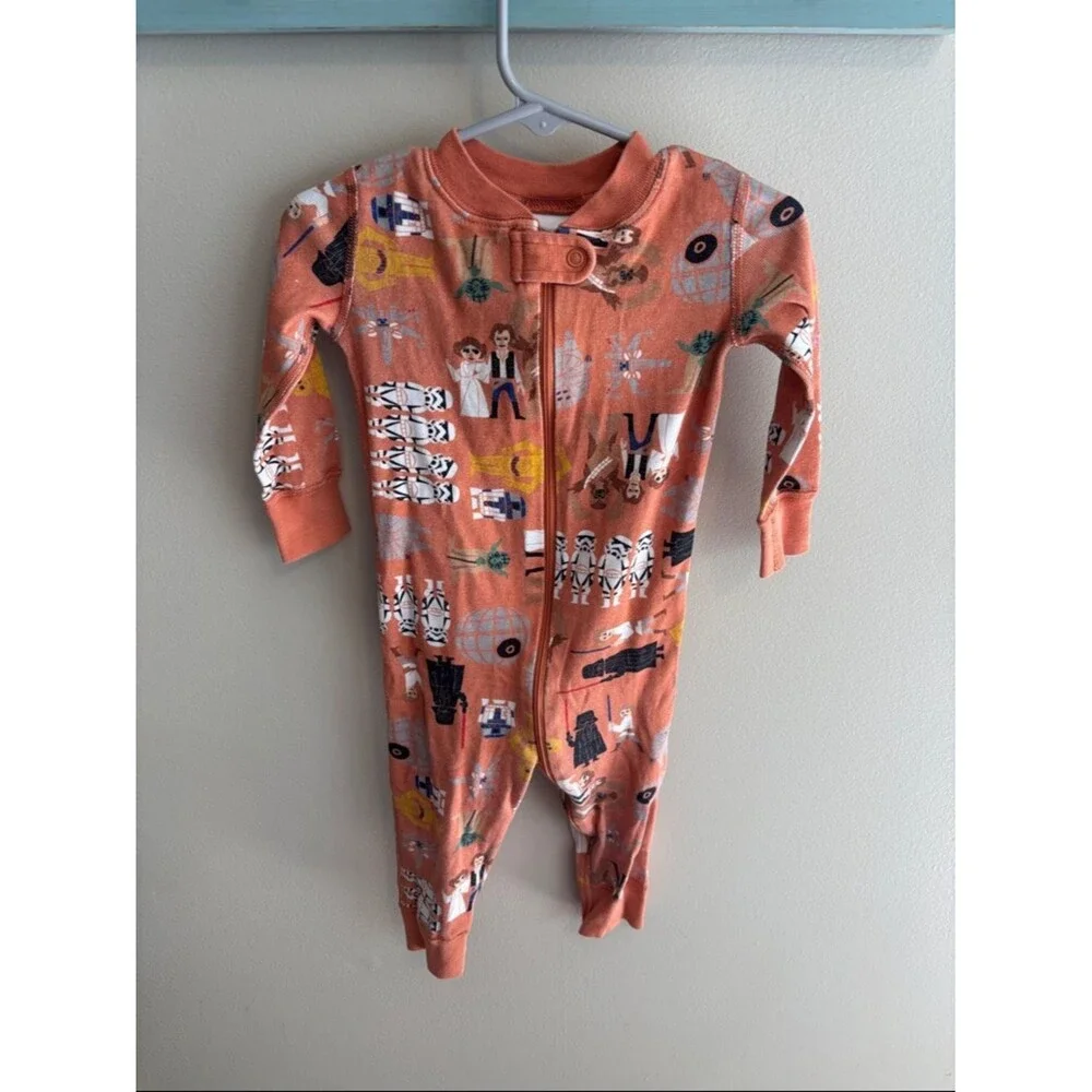 Hanna Andersson 19-24 months Star Wars Kids One-Piece Pajamas